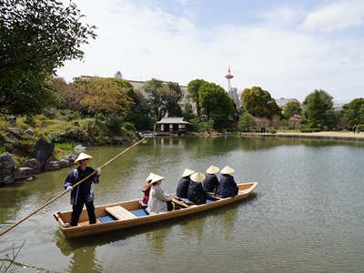僧侶による解説！名勝・渉成園で「おもてなしの舟旅」　日帰り