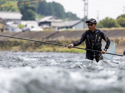 SHIMANO鮎インストラクター 小澤 剛がレクチャー　九頭竜川鮎釣りツアー　2日間