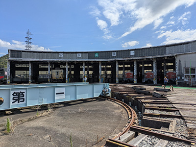 ≪現地観光≫8月実施　後藤総合車両所米子支所内扇形車庫見学ツアー