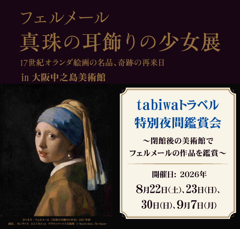 ［特別夜間鑑賞会］フェルメール《真珠の耳飾りの少女》展