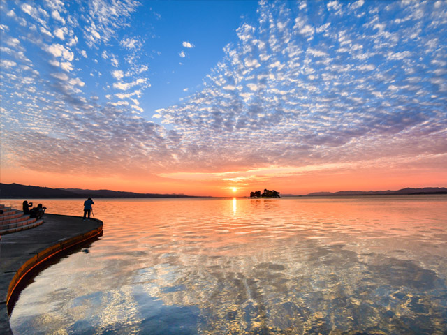 宍道湖夕景