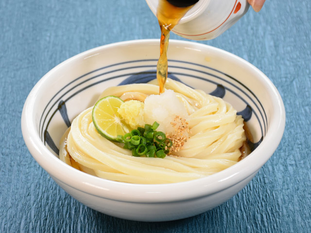 冷ぶっかけうどん