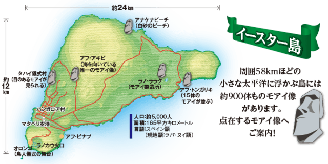 イースター島MAP