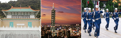 市内観光で台北人気の観光名所を巡る