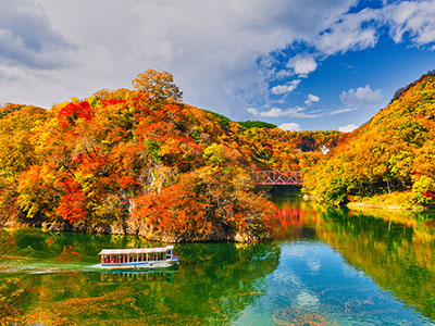 帝釈峡の紅葉