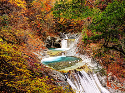 西沢渓谷の紅葉