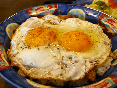 焼豚玉子飯