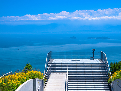 亀老山展望台