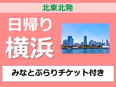 【北東北発着】日帰り横浜『みなとぶらりチケット』付♪