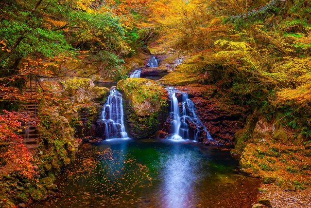 紅葉と滝のコラボが美しい 秋に見に行きたい滝の絶景15選 Tripa トリパ 旅のプロがお届けする旅行に役立つ情報