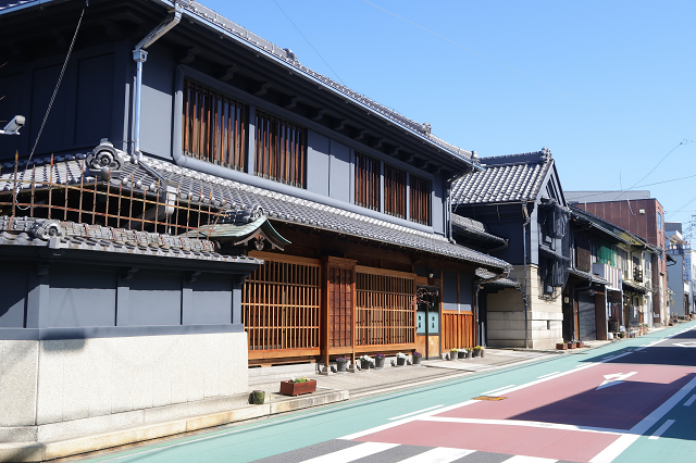 多治見市オリベストリートの町並み