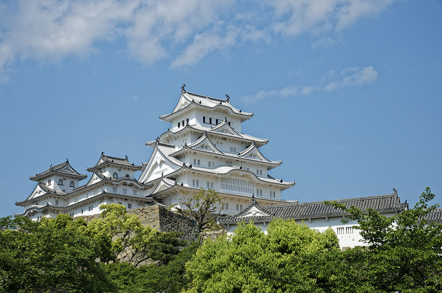 夏の姫路城