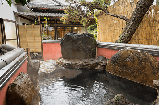 水明荘「有明」露天風呂