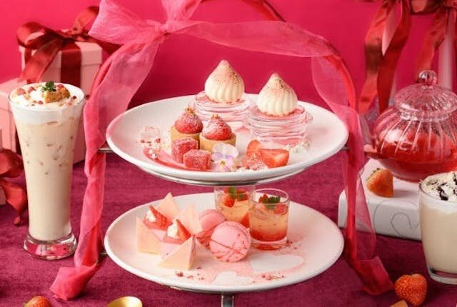 ストロベリー アフタヌーンティースタンド