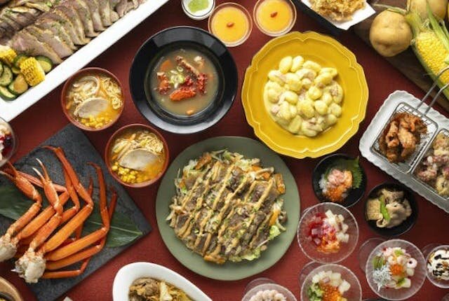 【ランチ/北海道フェア】蟹・海鮮・和牛・スイーツ50種...