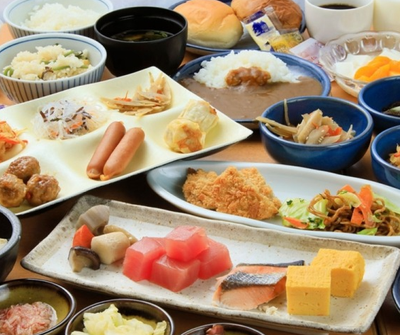 朝食イメージ(盛り付け例)