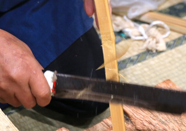 「ふしはだけ」の工程