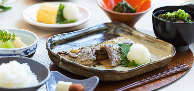 朝食一例