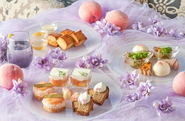 Peach Afternoon Tea