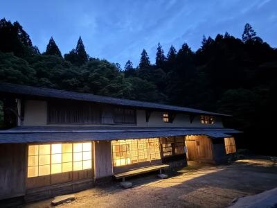 菅谷たたら山内(点灯した際のイメージ)