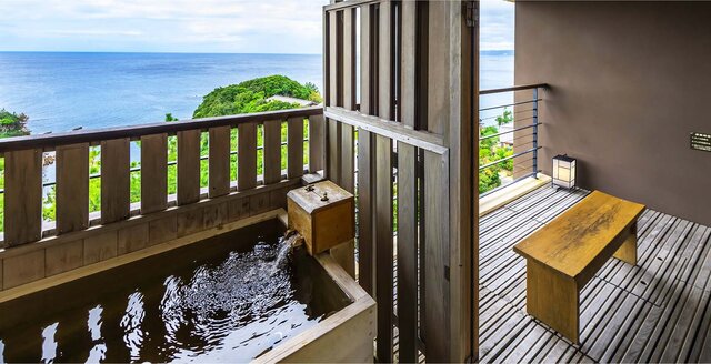 暁の抄 和洋室 客室露天風呂