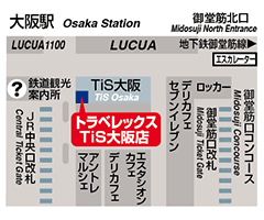 マップ：TiS大阪