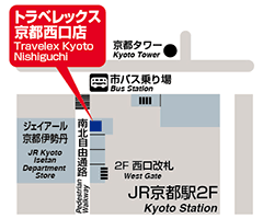 マップ：TiS京都西口支店