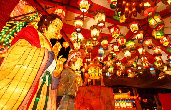 約１００万人を魅了する光の祭典　長崎ランタンフェスティバルと絶景の九十九島　２日間