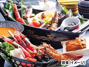 城崎温泉街散策もお楽しみ　浜坂地エビ食べ比べと海鮮うにしゃぶ　日帰り