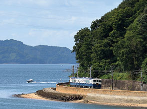 観光列車「etSETOra」と観光型高速クルーザー「SEA　SPICA」絶景！瀬戸内の多島美をめぐる　２日間
