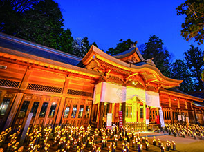 「安曇野神竹灯」と善光寺特別法話・大法要　２日間
