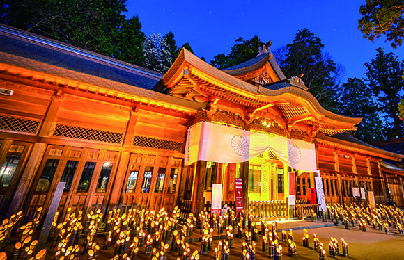 「安曇野神竹灯」と善光寺特別法話・大法要　２日間