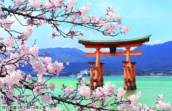 「ＳＥＡＳＰＩＣＡ」乗船　「厳島神社」と尾道「千光寺公園」２日間　