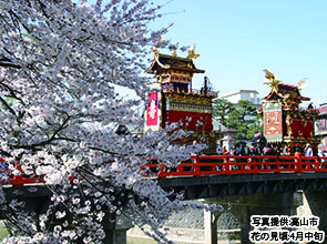 豪華絢爛な「高山祭」と「五箇山菅沼集落合掌造り集落」　２日間