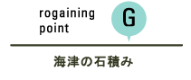 rogaining point G 海津の石積み