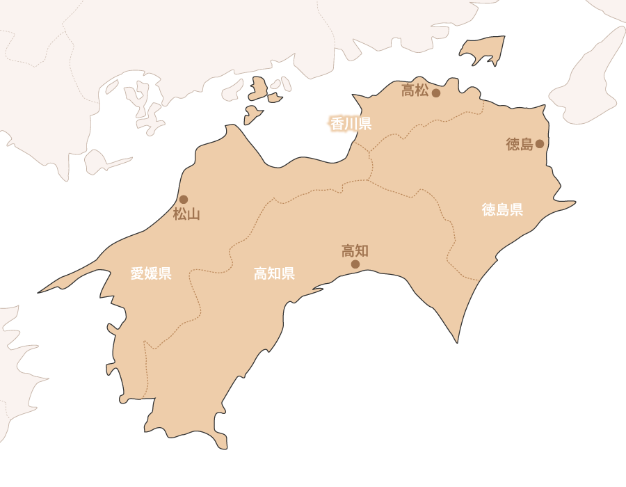 四国地図
